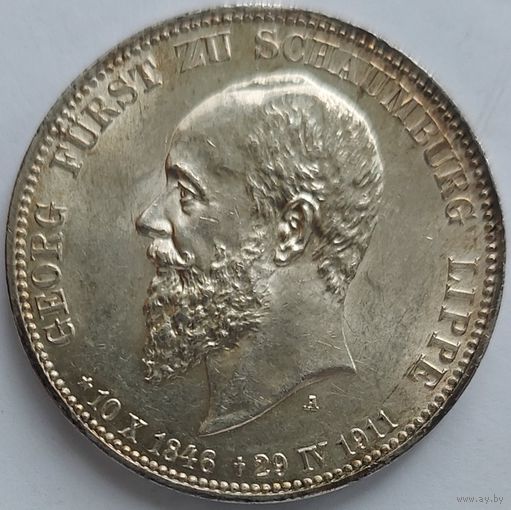 3 МАРКИ 1911 ШАУМБУРГ-ЛИППЕ. ЯРКИЙ ШТЕМПЕЛЬНЫЙ БЛЕСК. АУКЦИОН БЕЗ МПЦ!!!