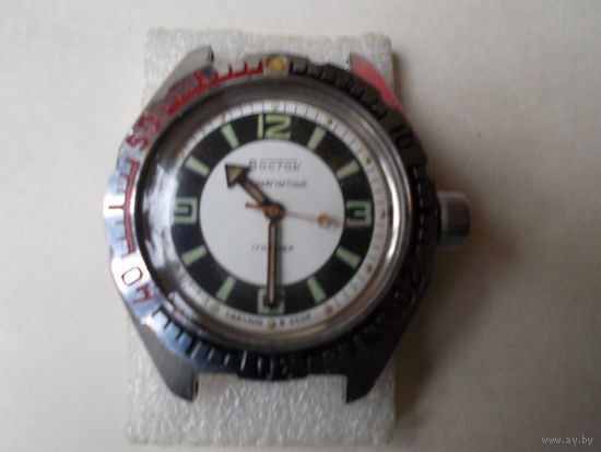Часы Восток амфибия 2409 нержавеющая сталь.Восьмигранка.