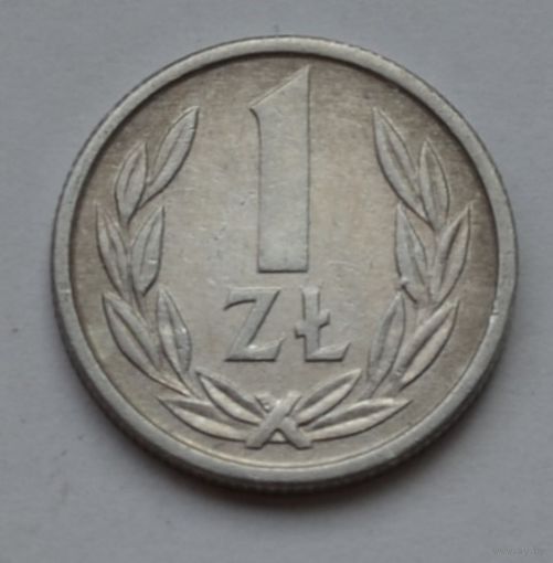 Польша, 1 злотый 1989 г. (Диаметр 16 мм.)
