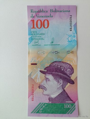 Венесуэла 100 UNC c рубля