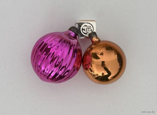 Елочная игрушка шар СССР цена за все К.24