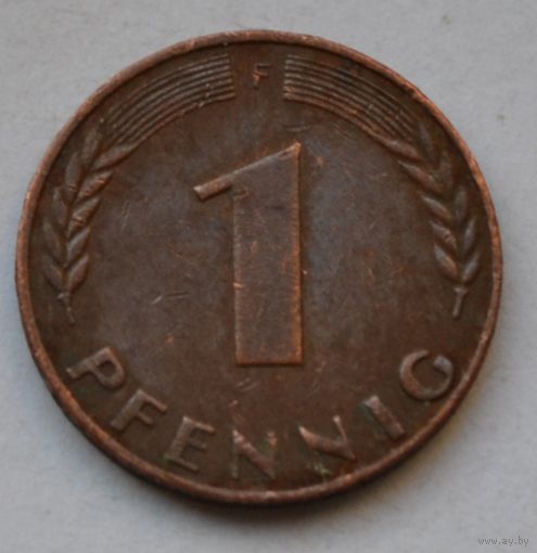 Германия- ФРГ 1 пфенниг, 1950 г. F