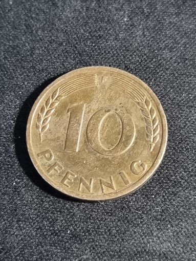 Германия 10 пфеннигов 1950  F