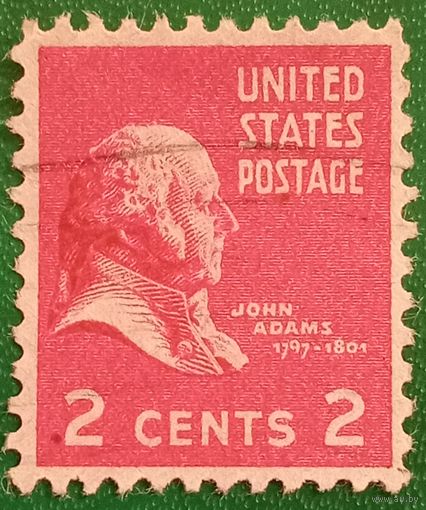 США 3 июня 1938. Второй президент США Джон Адамс