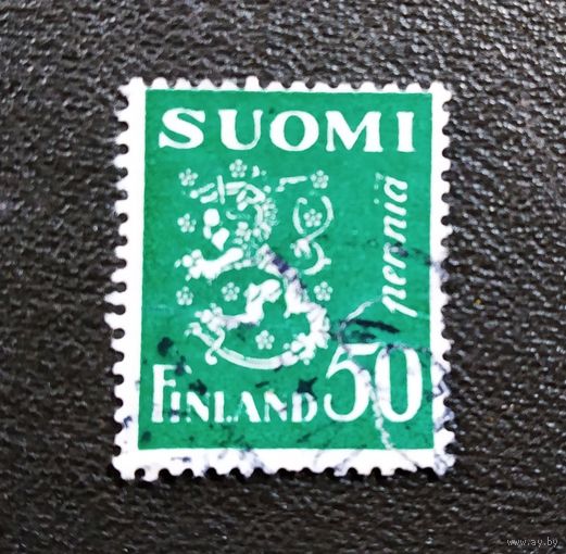 Марка Финляндия 1932 год Герб