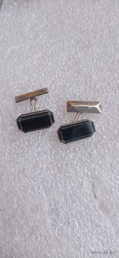 ШИКАРНЫЕ ЗАПОНКИ СССР СЕРЕБРО 875  КАМНИ    .  Распродажа Коллекции !!! .Экспресс  Аукцион НЕ  С 1 Рубля  3 ДНЯ  .Много лотов в продаже .