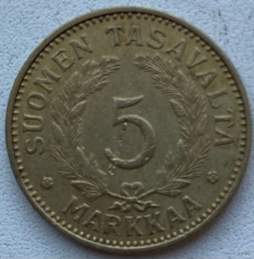Финляндия 5 марок 1939 г.