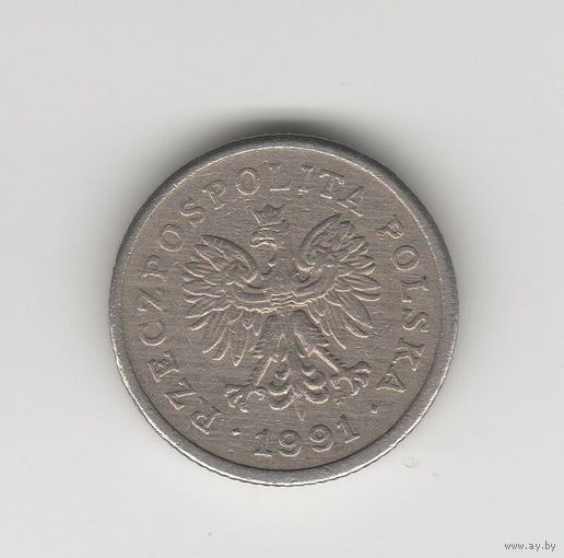 20 грошей Польша 1991 Лот 8573