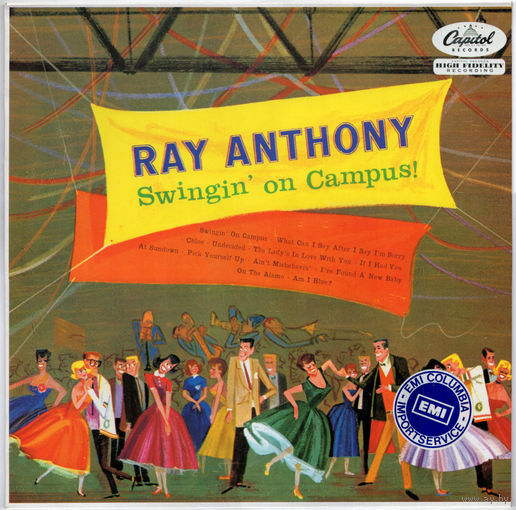 LP Ray Anthony 'Swingin' on Campus!'