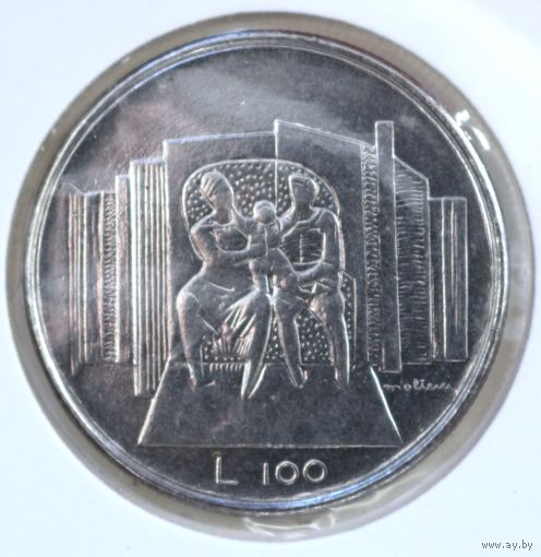 Сан-Марино 100 лир 1976 год "Республика"