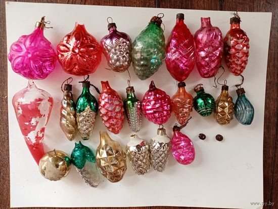 ЕЛОЧНЫЕ НОВОГОДНИЕ ИГРУШКИ СССР (2)