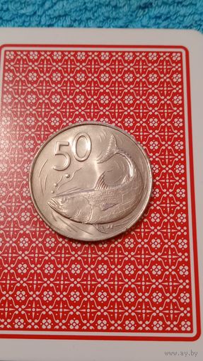 Острова Кука 50 центов 1987