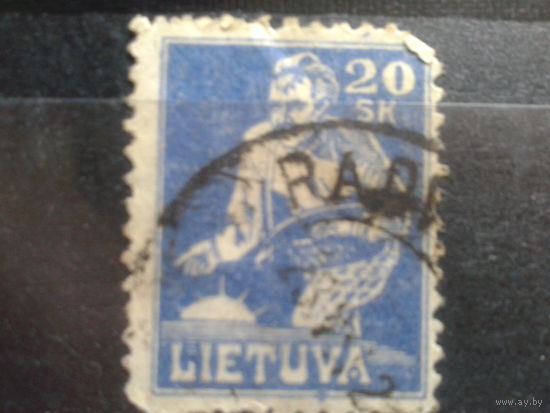 Литва 1921 стандарт, сеятель