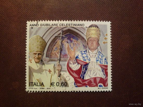 Италия 2010 г.Год юбилея Селестина.800-летия со дня рождения./24а/