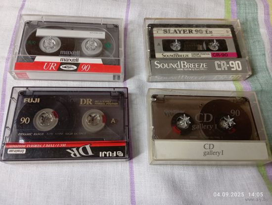 Аудиокассеты Fuji, Maxell, GoldStar, Sound breeze, лицензия