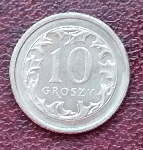 Польша 10 грошей, 1990-2016