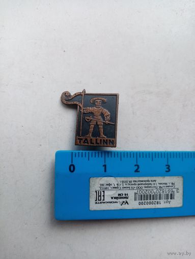 ЗНАЧОК TALLINN (тяж-металл)