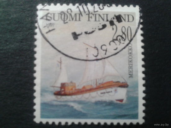 Финляндия 1997 парусник