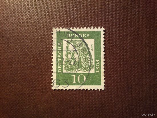 Германия 1961г .Выдающиеся немцы. Альбрехт Дюрер (1471-1528), живописец и график. /42а/