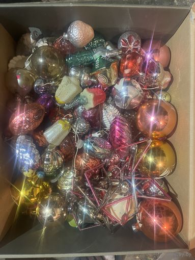 Новогодние игрушки СССР более 100 шт