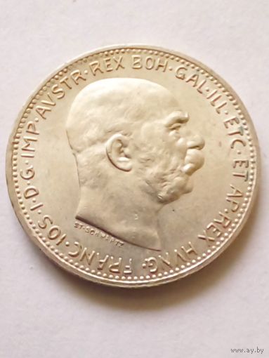 Австро-Венгрия 1 крона 1914 г.AU Отличная.