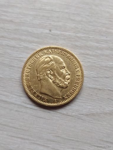 20 марок Вильгельм 1. Пруссия .