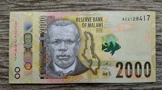 Werty71 Малави 2000 квача 2016 UNC банкнота