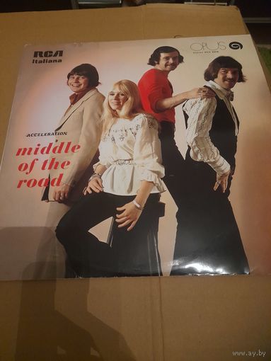 MIDDLE OF THE ROAD   " ACCELERATION" 1973 LP  CZECHOSLOVAKIA OPUS/RCA ITALIANA 9113 0216 NM/EX