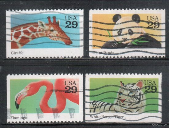 США-1992, (Мих.2323-2327), гаш., Фауна , 4 марки(1)