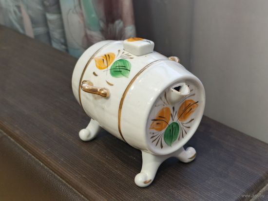 Статуэтка БОЧОНОК. Роспись. г. Сысерть. СССР.1960/77 года С 1 рубля!