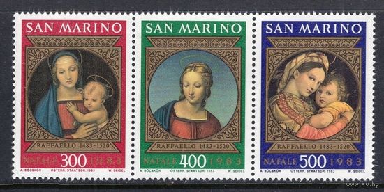 Сан-Марино 1983 ** 500 лет рождения Рафаэля Живопись