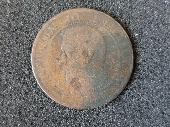 10 сантимов франция 1855