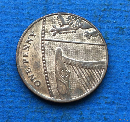 Великобритания 1 пенни 2010