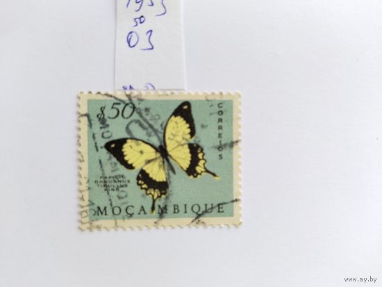 Мозамбик 1953 бабочка