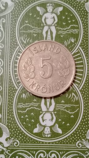 Исландия 5 крон 1973