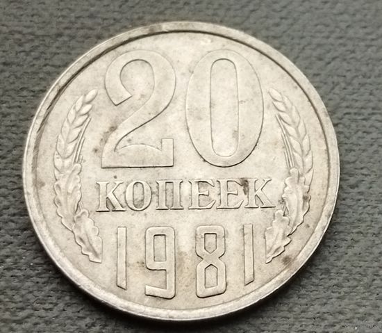 СССР 20 копеек, 1981