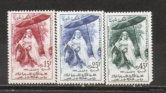 ФФ4 Марокко 1959 50-летие короля Мухаммеда V