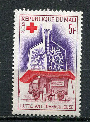 Мали - 1965 - Здравоохранение 5Fr - [Mi.108] - 1 марка. MNH.  (Лот 52Hk)-T41P35