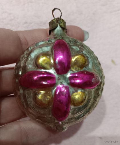 Елочные новогодние игрушки, стекло, пряник