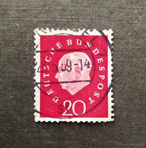 Марка Германия 1959 год Теодор Хойс