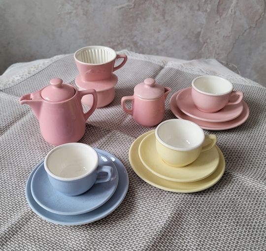 Кофейный сервиз Melitta, фильтр для кофе быстрого приготовления,  1950-е годы.