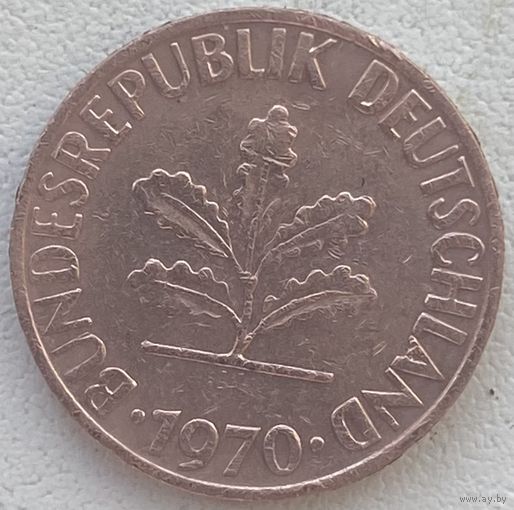Германия 1 пфенниг 1970 г. D
