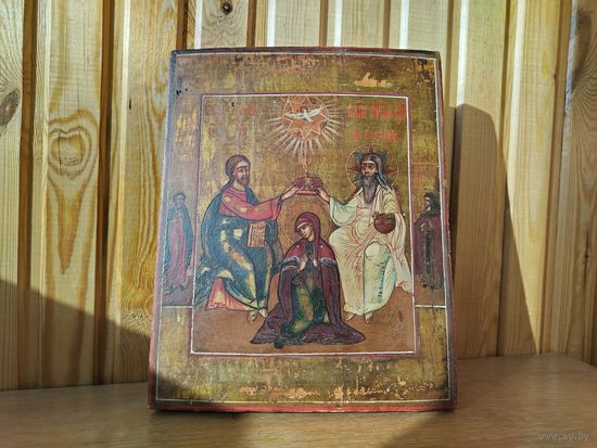 Образ Коронование Пресвятой Богородицы, 19 век.