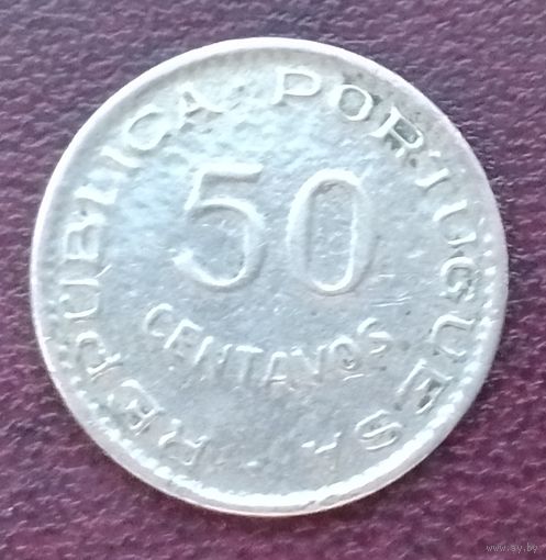 Ангола 50 сентаво, 1948-1950 300 лет революции 1648 года
