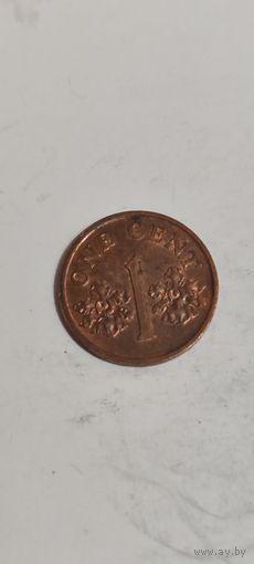 Сингапур 1 цент 1986