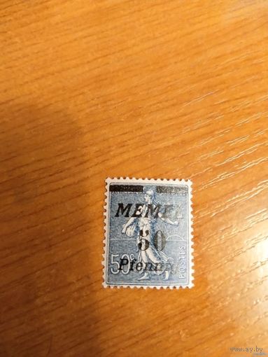 1922 французская мандатная территория Мемель чистая клей MNH** искусство культура (2-2)