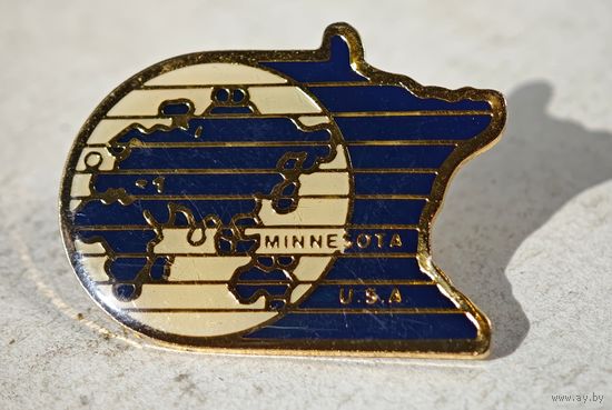 Minnesota США  значок