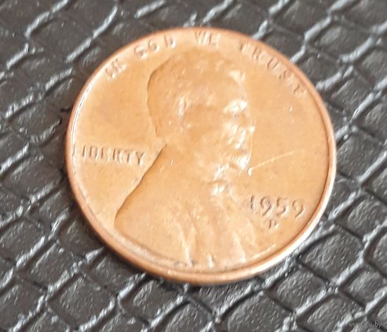 1 цент 1959 D США