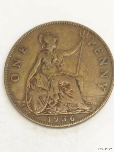 Великобритания 1 пенни 1936