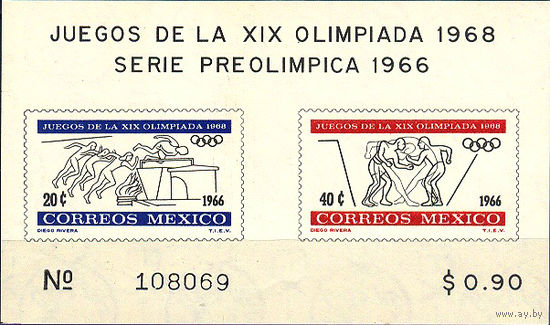 1966 Мексика. Летние ОИ в Мексике 1968